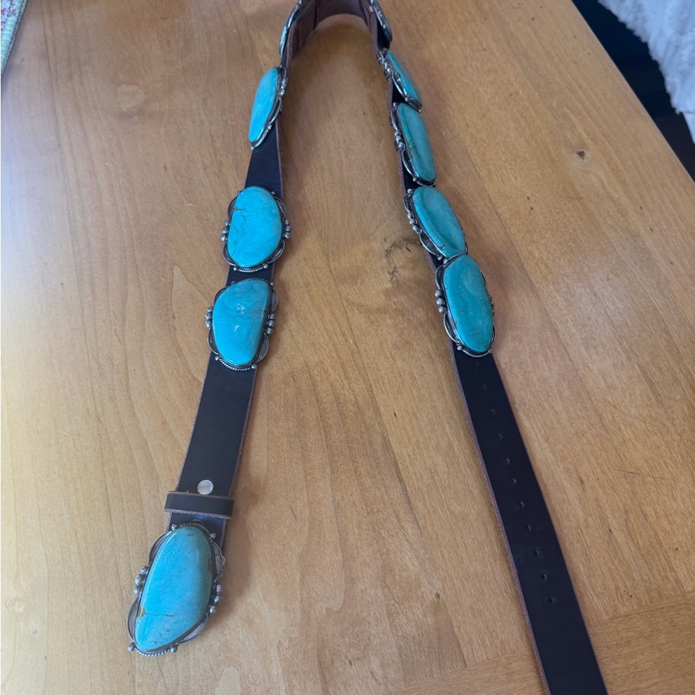 Turquoise Concho Belt